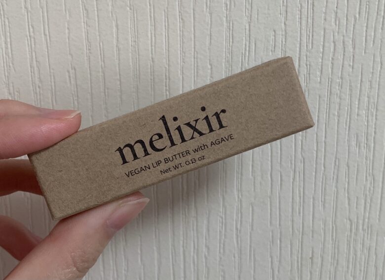 melixir（メリクサー）ヴィーガンリップバターのパッケージ