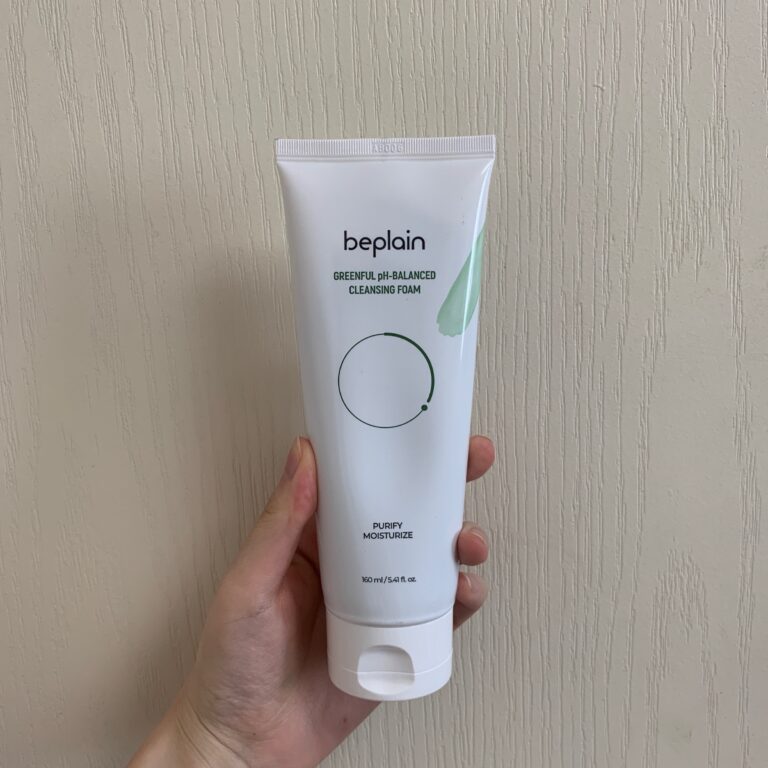 2021年3月のお気に入り　beplain（ビープレーン）緑豆弱酸性洗顔フォーム1