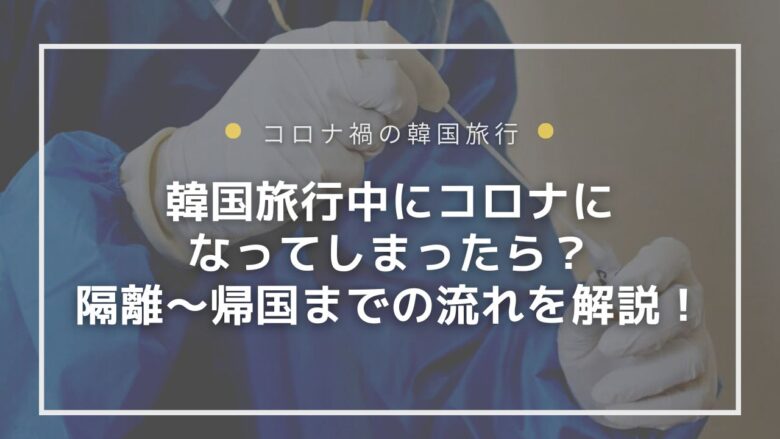韓国旅行中にコロナになってしまったら 隔離 帰国までの流れを解説 Jiniの韓国コスメblog